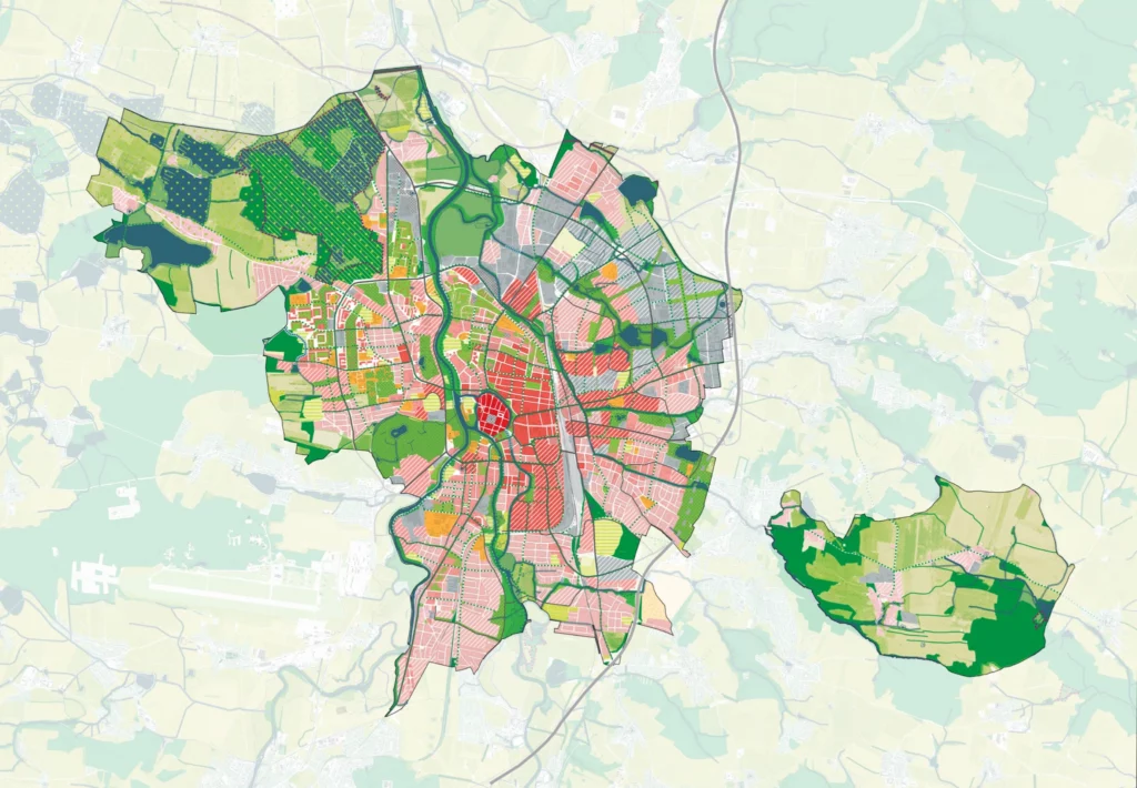 České Budějovice zoning plan